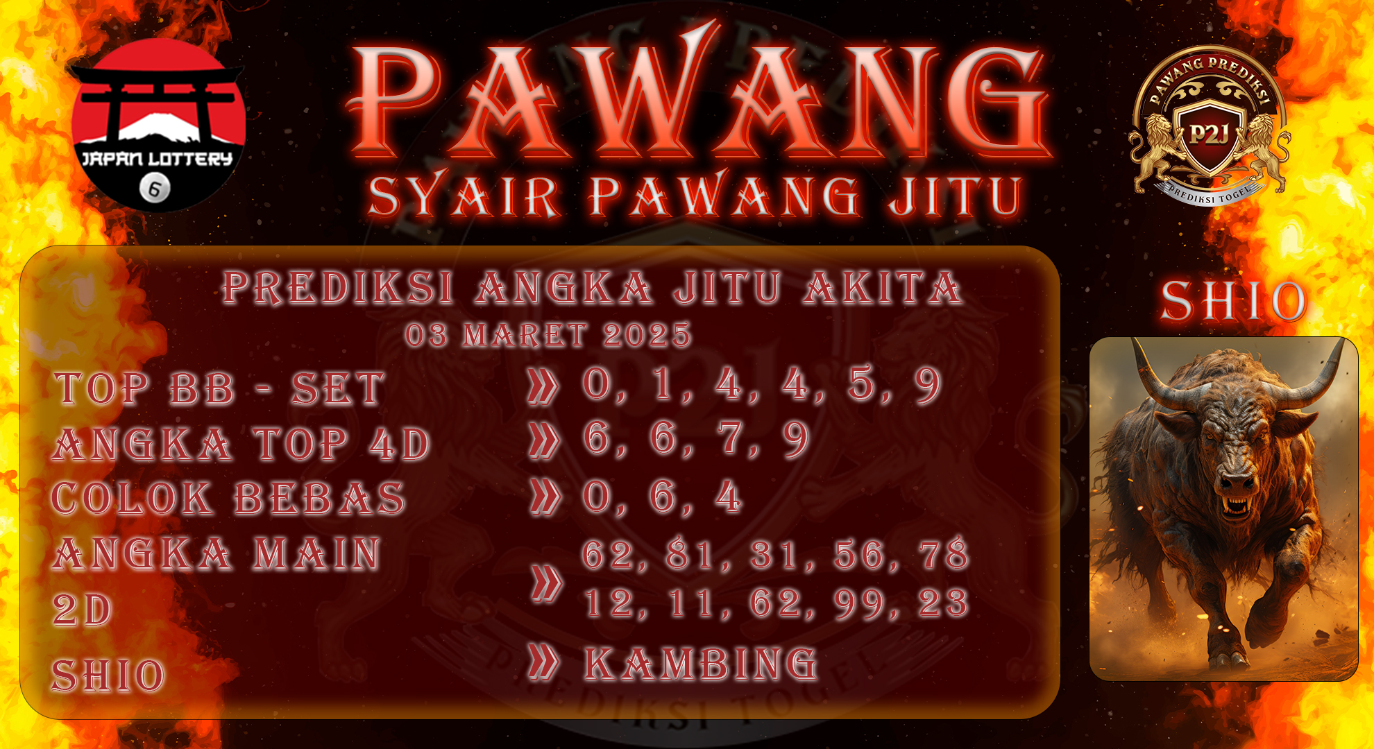 Syair-Akita-Pawang-Prediksi-Jitu-Senin-03-Maret-2025