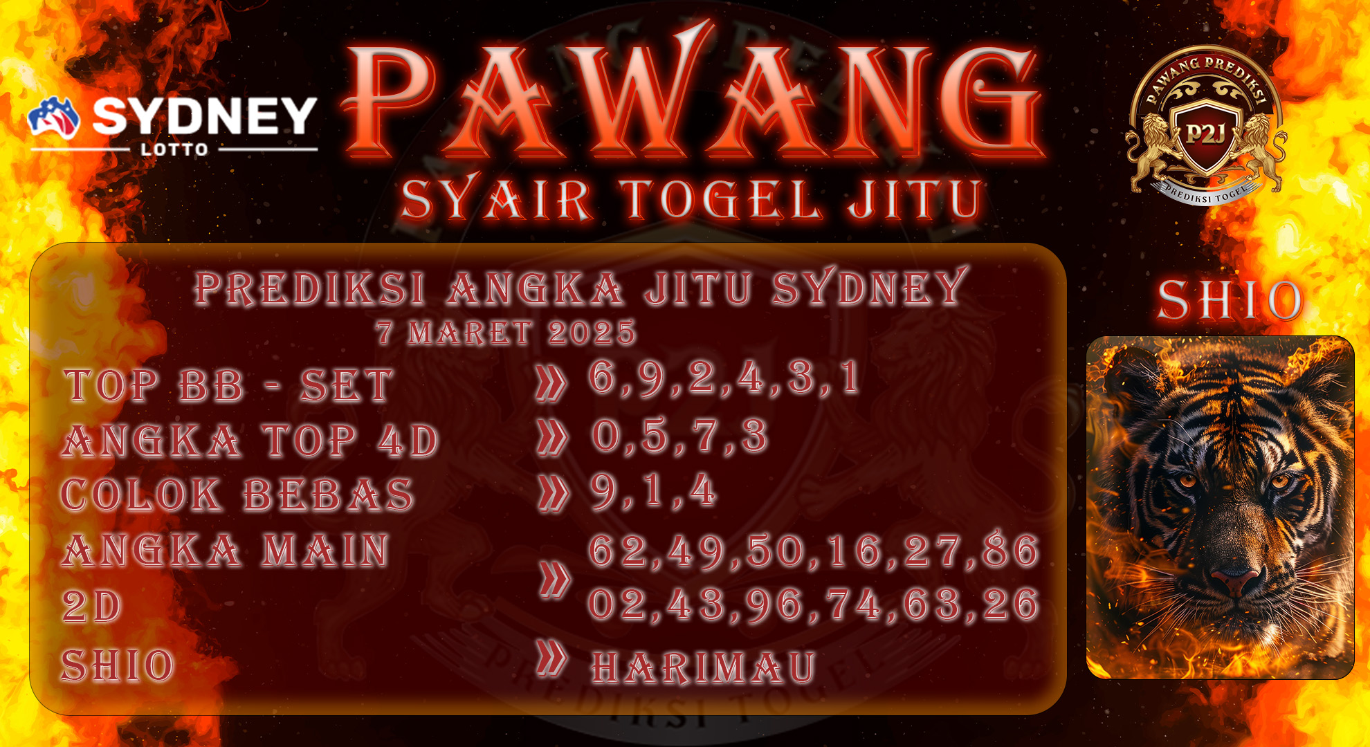 Syair-Sydney-Pawang-Prediksi-Jitu-Jumat-07-Maret-2025