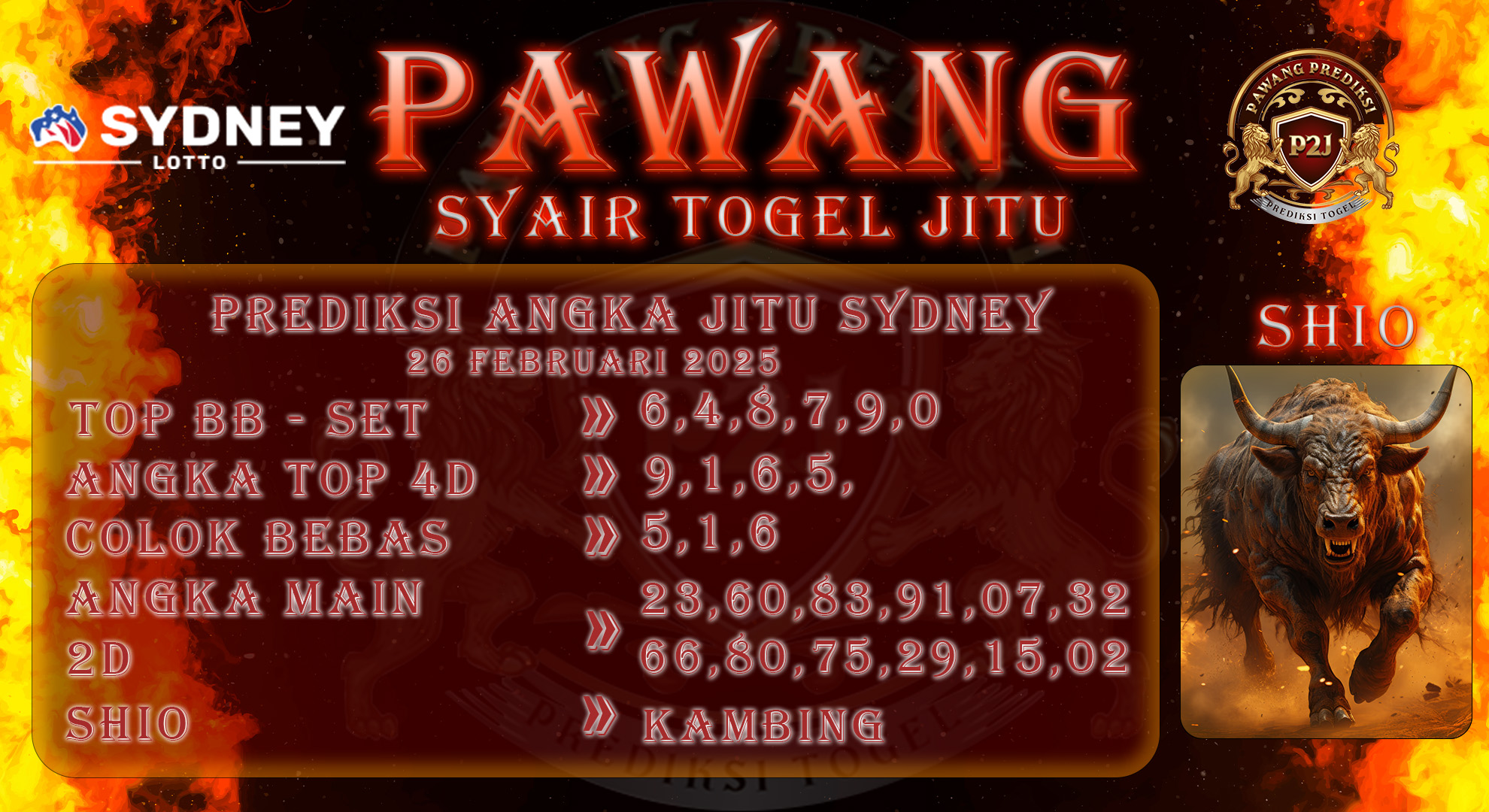 Syair-Sydney-Pawang-Prediksi-Jitu-Rabu-26-Feburari-2025