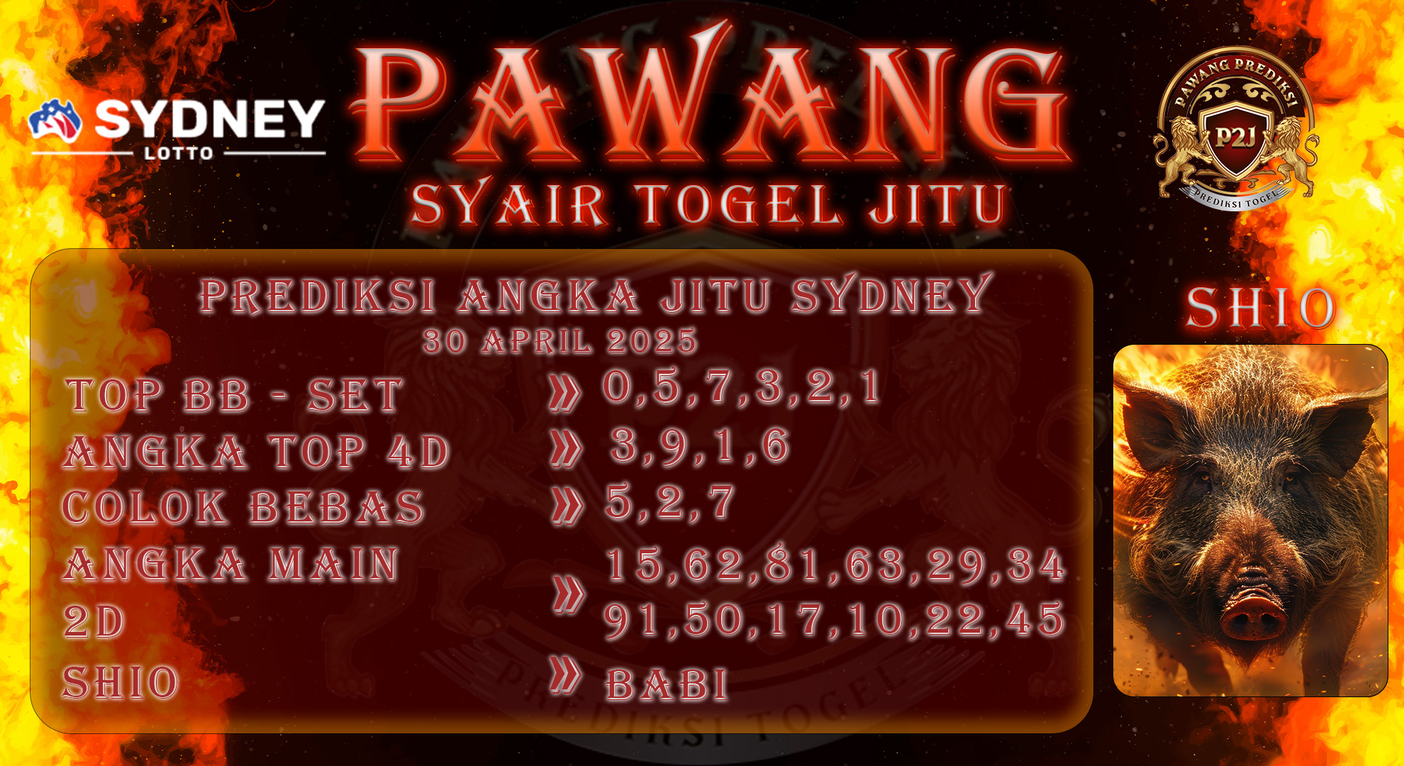 Syair-Sydney-Pawang-Prediksi-Jitu-Rabu-30-April-2025