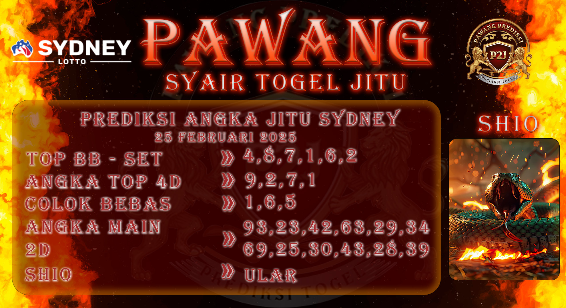 Syair-Sydney-Pawang-Prediksi-Jitu-Selasa-25-Feburari-2025